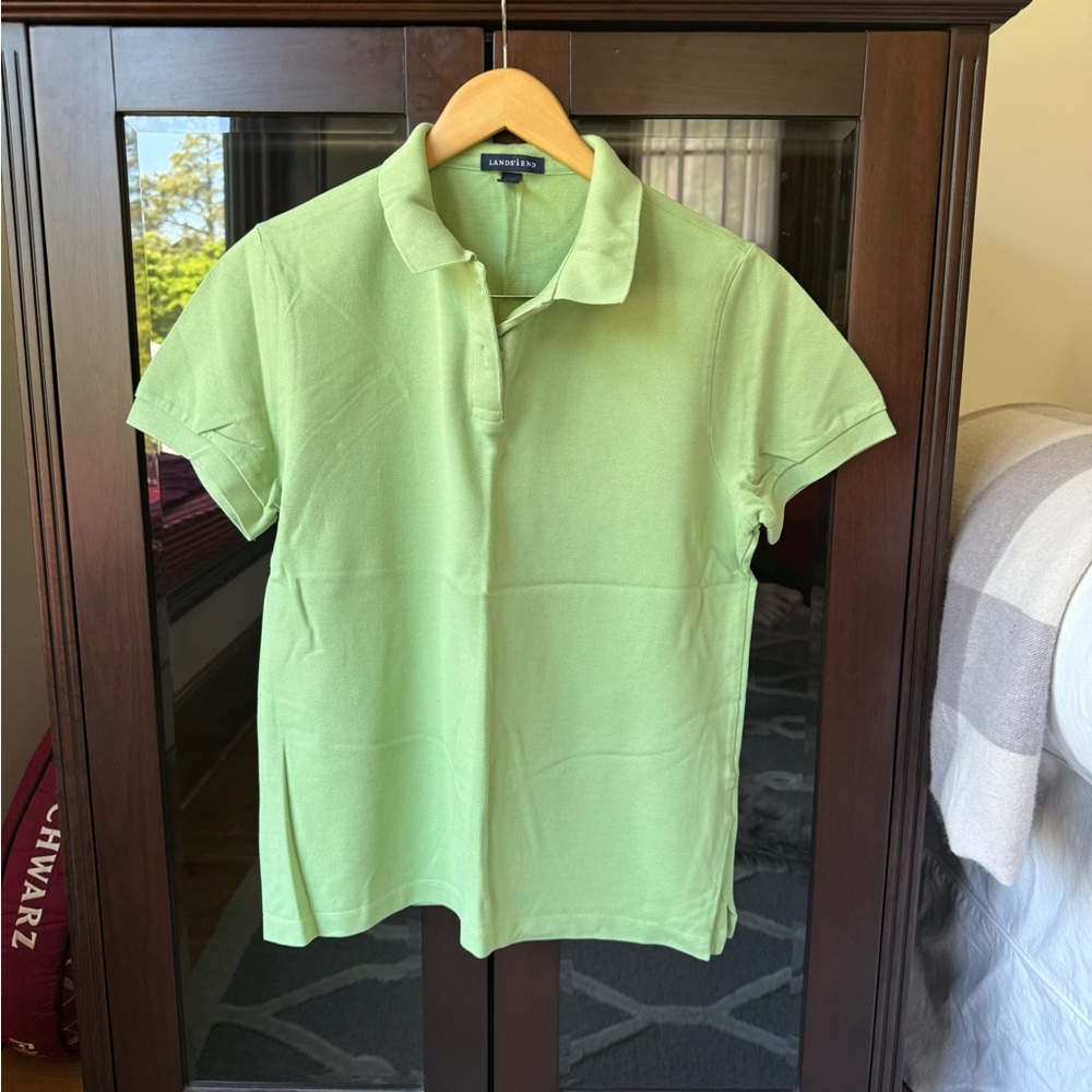 Lands' End Green Polo Shirt